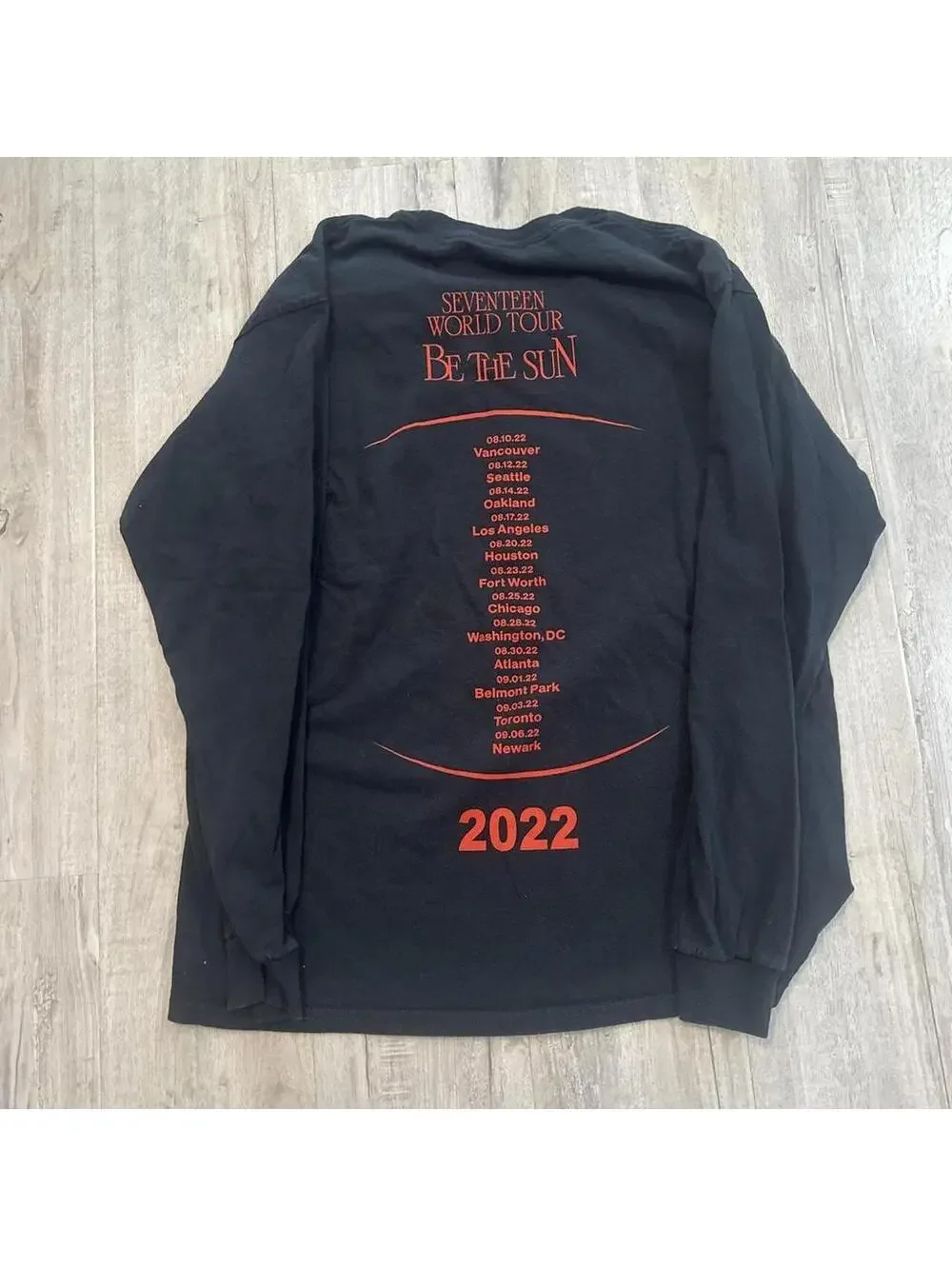 K-Pop SEVENTEEN WORLD TOUR BE THE SUN 2022